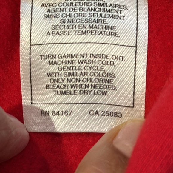 Disneyland Resort Walt Disney Kids Sz L Red Mickey Mouse Full Zippered Hoodie - Picture 12 of 12